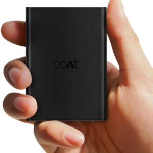 boAt 20000 mAh 22.5 W Compact Pocket Size Power Bank (Carbon Black, Lithium Polymer, Fast Charging, Quick Charge 3.0 for Mobile, Tablet, Earbuds)